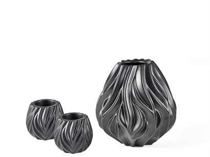 Morsø Flame vase og 2 stager